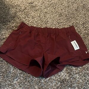 Avocado Maroon Athletic Shorts